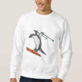 Penguin as Ski jumper with Ski Trui (Voorkant)