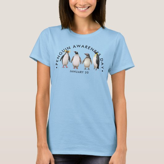 Penguin Awareness Day T-shirt (Voorkant)