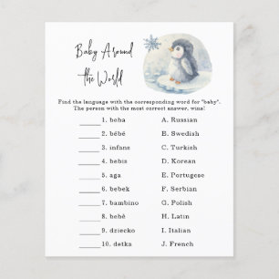 Penguin - Baby rond de wereld spel