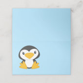 Penguin Baby shower (Buitenkant ongevouwen)