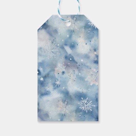 Penguin Baby shower Dank u Labels Cadeaulabel (Achterkant)