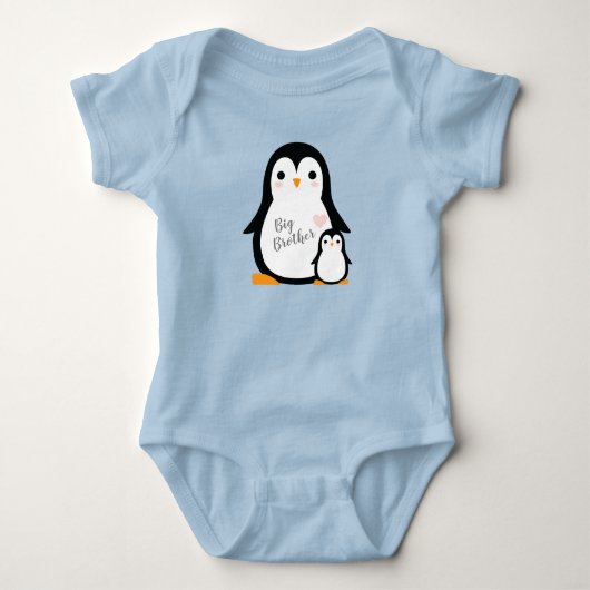 Penguin Baby shower Romper (Voorkant)