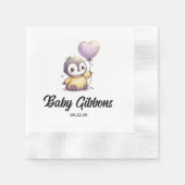 Penguin Baby shower servetten (Voorkant)