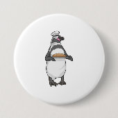 Penguin Baker Bread Ronde Button 7,6 Cm (Voorkant)