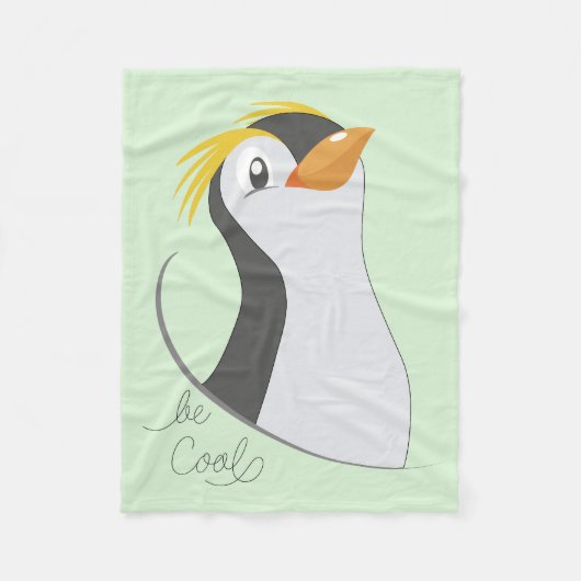 Penguin-Be Cool Fleece Blanket Deken (Voorkant)