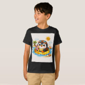 Penguin Beach Float T-shirt (Voorkant volledig)