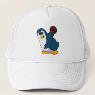 Penguin bij Bowling met Bowling-bal Trucker Pet