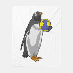 Penguin bij Handball Sports Fleece Deken