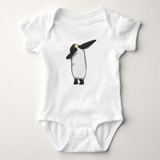 Penguin bij Hip Hop Dance Dab Romper (Voorkant)