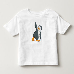 Penguin bij Yoga Stretching Kinder Shirts