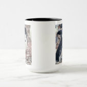 Penguin Bird Leuk Dier Zwart Wit Water Mok (Midden)