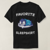 Penguin Bird Nap Sleeping Sleep Pajamas Pajama 150 T-shirt (Design voorkant)
