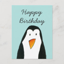 Penguin Birthday Card Briefkaart