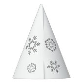 Penguin Birthday Party - Kleur uw eigen Pet Feesthoedjes (Achterkant)