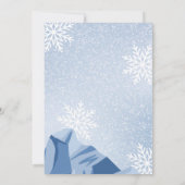 Penguin Birthday Uitnodiging (Achterkant)