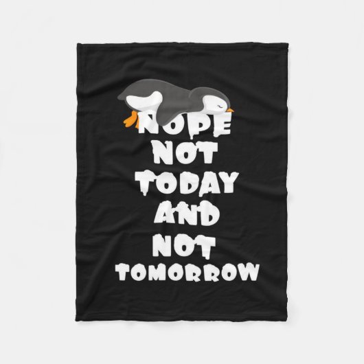 Penguin Blanket | Penguin Lover Blanket Fleece Deken (Voorkant)