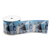 Penguin Bride and Groom Dancing On Ice Lint (Spoel)