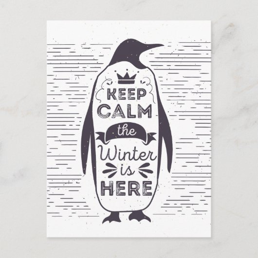 Penguin Briefkaart (Voorkant)