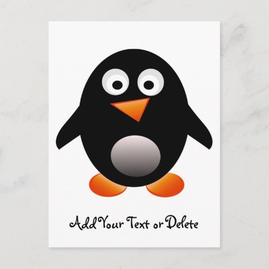 Penguin Briefkaart (Voorkant)