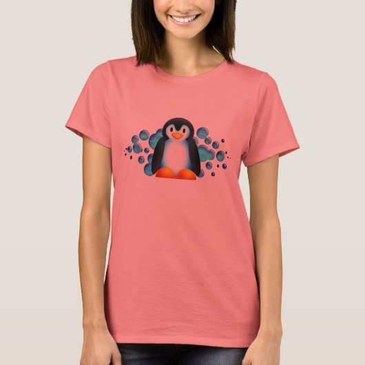 Penguin bubble t-shirt (Voorkant)
