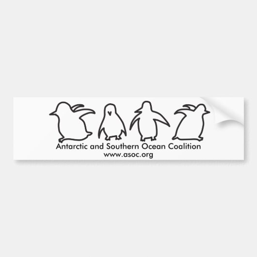 Penguin Bumpersticker (Voorkant)