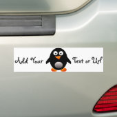 Penguin Bumpersticker (Op auto)