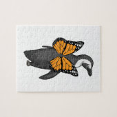 Penguin Butterfly vleugels Legpuzzel (Horizontaal)