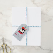 Penguin Cadeaulabel (Met Touw)