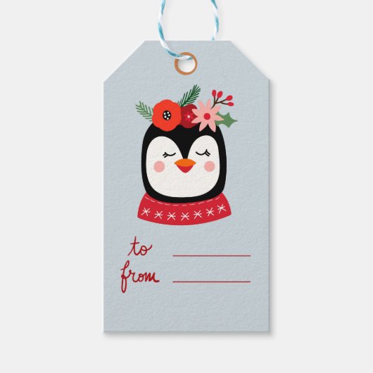 Penguin Cadeaulabel (Voorkant)
