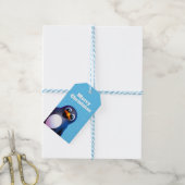 Penguin Cadeaulabel (Met Touw)