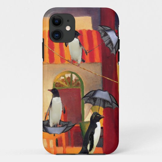 Penguin Cafe Case-Mate iPhone Case (Achterkant)