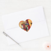 Penguin Cafe Hart Sticker (Envelop)