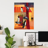 Penguin Cafe Poster (Thuiskantoor)