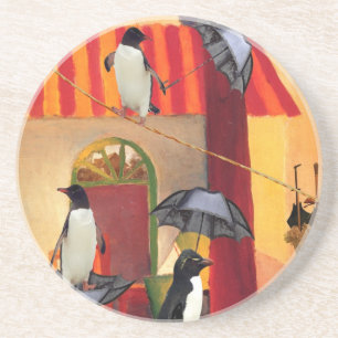 Penguin Cafe Zandsteen Onderzetter