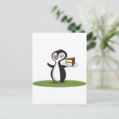 Penguin Cake Briefkaart (Staand voorkant)