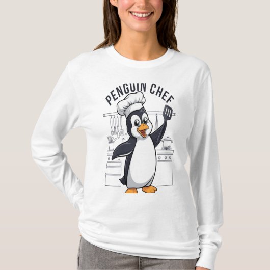 Penguin Chef T-shirt (Voorkant)