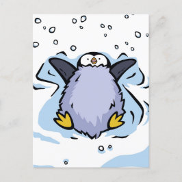 Penguin Chick Angel Post Card Briefkaart