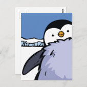 Penguin Chick Close Post Card Briefkaart (Voorkant / Achterkant)