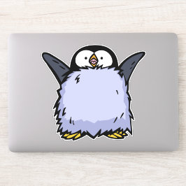 Penguin Chick Happy Die Die-cut Sticker