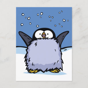 Penguin Chick Happy Post Card Briefkaart