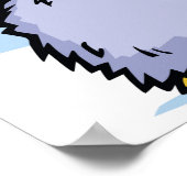 Penguin Chick Happy Poster (Hoek)