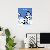 Penguin Chick Slide Poster (Thuiskantoor)