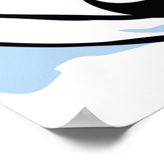 Penguin Chick Slide Poster (Hoek)