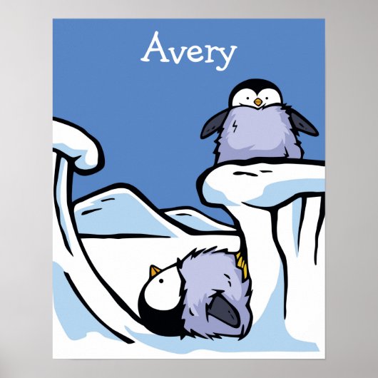 Penguin Chick Slide Poster (Voorkant)