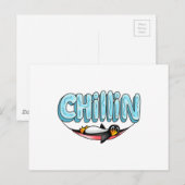 PENGUIN CHILLIN BRIEFKAART (Voorkant / Achterkant)