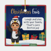 Penguin Christmas Ornament (Achterkant)