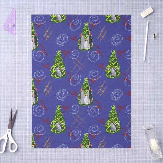 Penguin Christmas Tissuepapier (Craft)