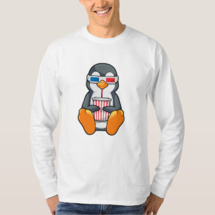Penguin Cinema Glasses Drink bekertje T-shirt
