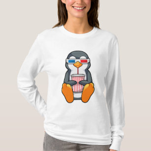 Penguin Cinema Glasses Drink bekertje T-shirt