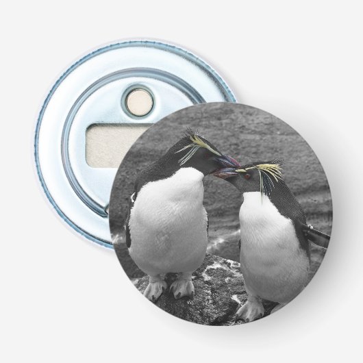 Penguin Colour Splash Button Flesopener (Voorkant)